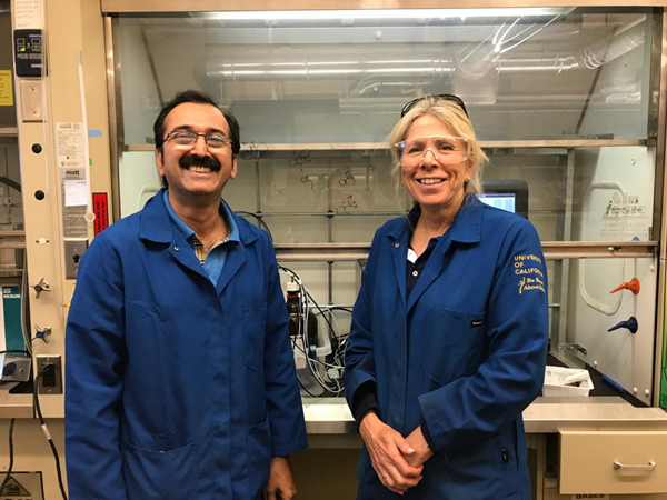 With Prof. Jacquelyn Gervay-Hague at University of California, Davis, USA